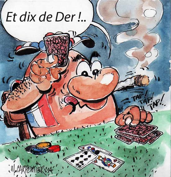 FRANCE 48 / ANGLETERRE 46.. ... — Peinture originale de Michel Carpentier