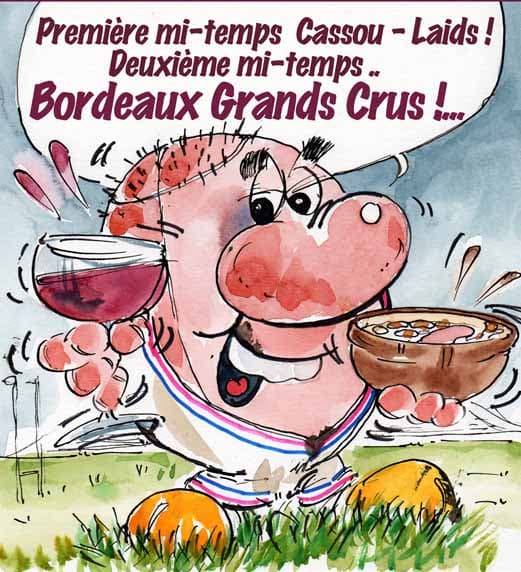 UBB 42 / STADE TOULOUSAIN 20... — Peinture originale de Michel Carpentier