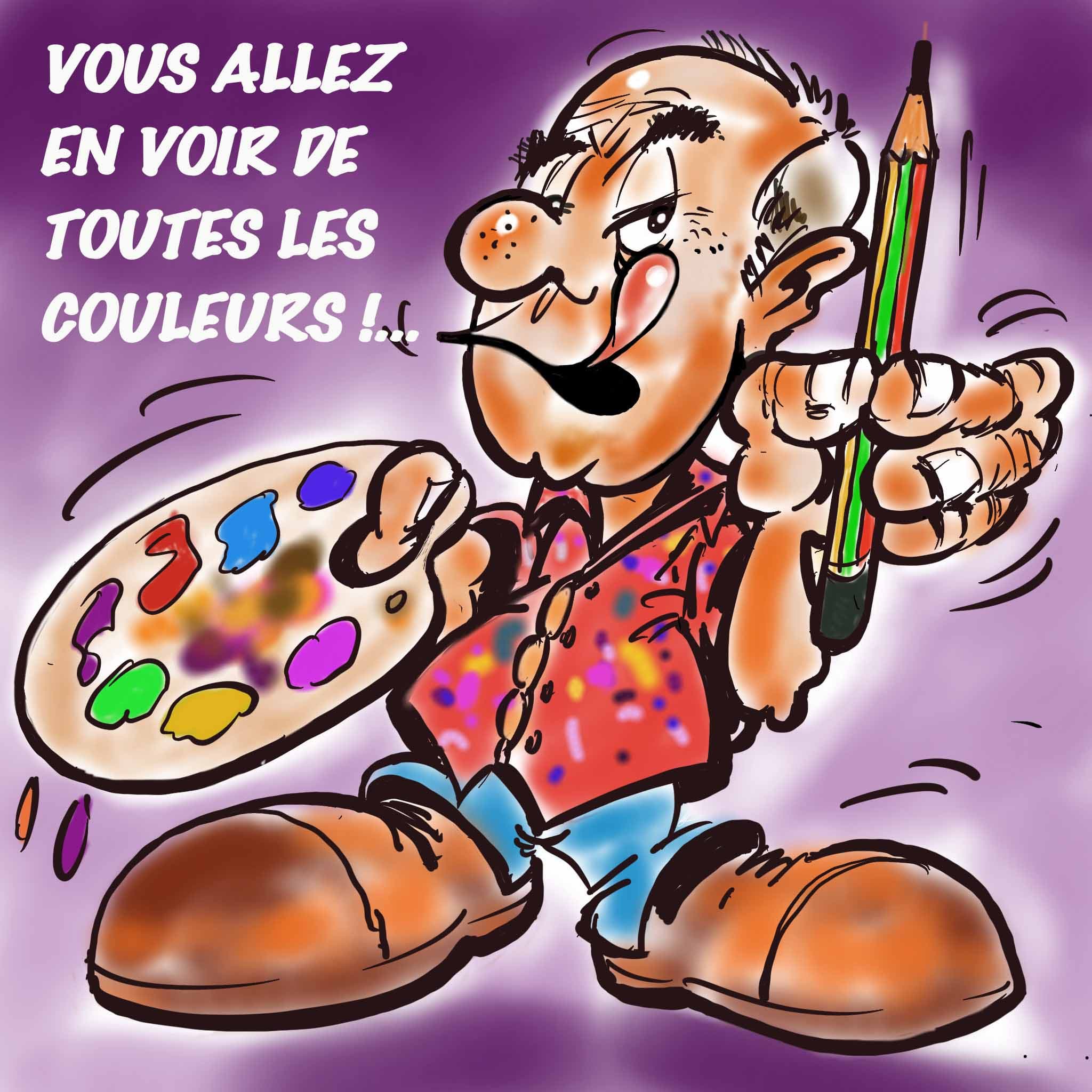 Le New Site est ouvert !... Visite gratuite !.... — Peinture originale de Michel Carpentier
