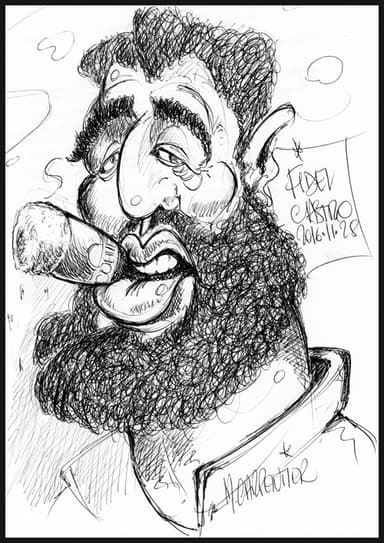 CASTRO Fidel — Michel Carpentier